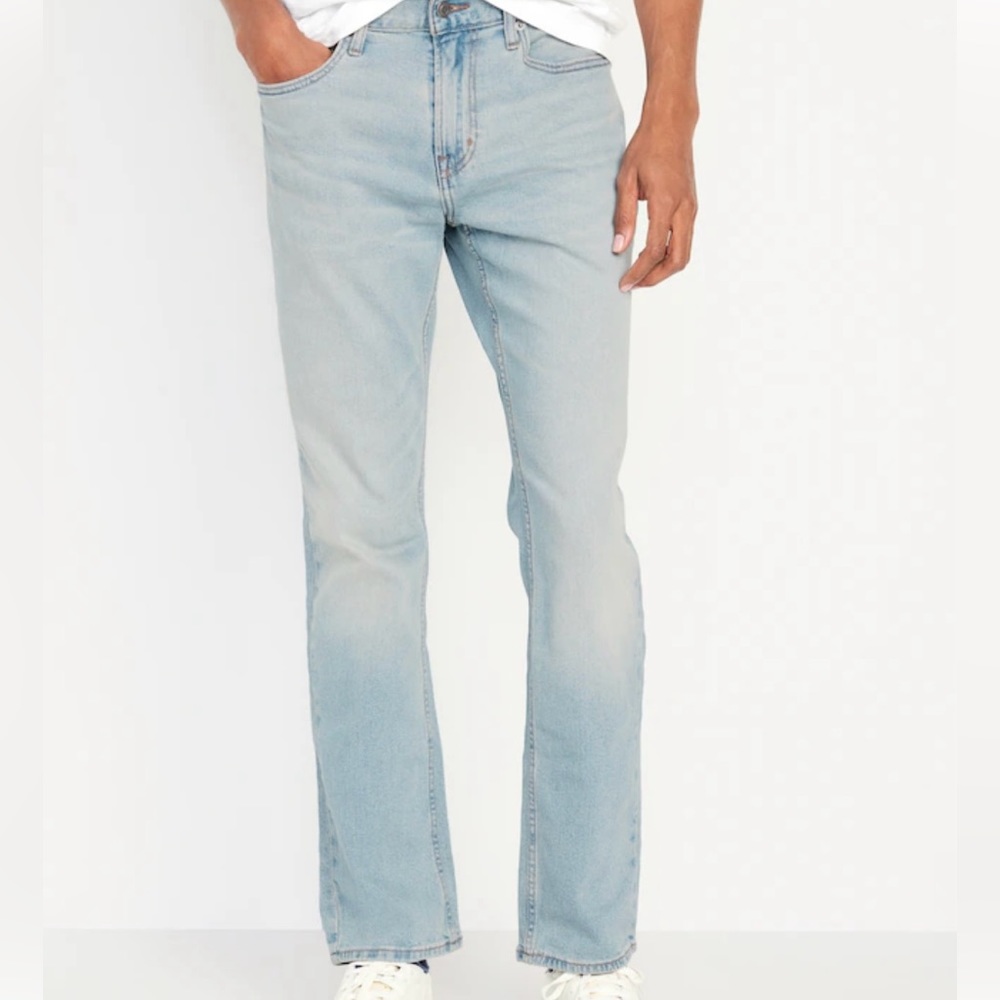 Old Navy Straight Light Wash Jeans 34x30